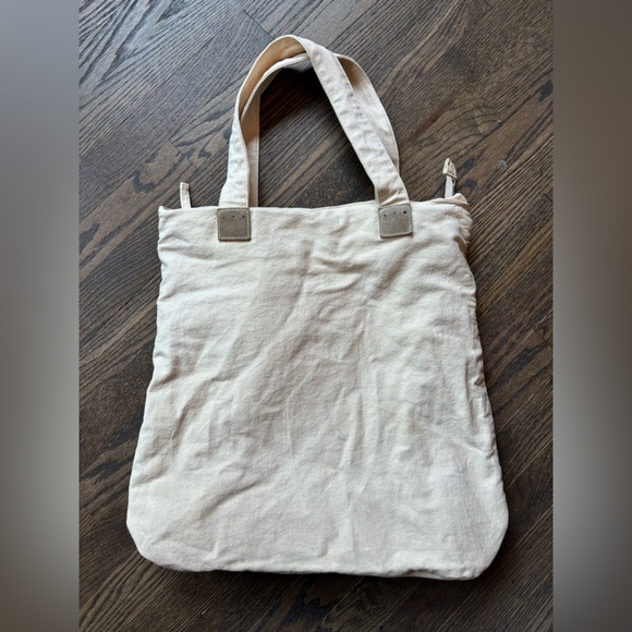 Free People We The Free Gemini Linen Tote and Backpack - Picture 5 of 6